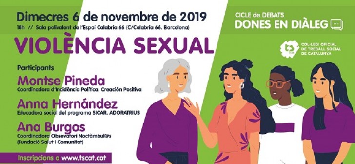 Cicle "Dones en diàleg": Violència Sexual - Barcelona