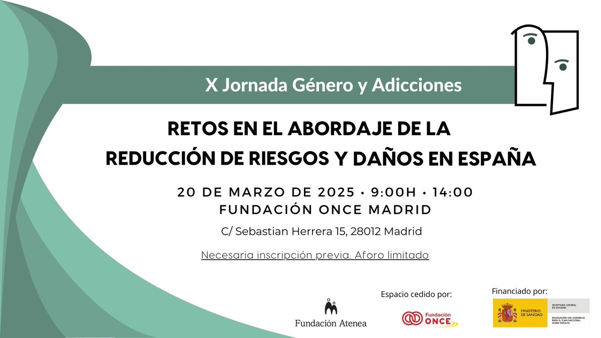 X Jornada Género y Adicciones de Fundación Atenea // Madrid