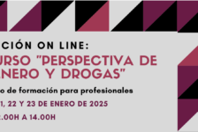 Nueva edición del Curso “Perspectiva de género y drogas» // On line