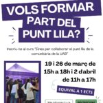 Formació "Eines per col·laborar al punt lila de La Comunitària de la UAB" // Cerdanyola (Barcelona)