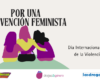 25N 2024: Por una prevención feminista