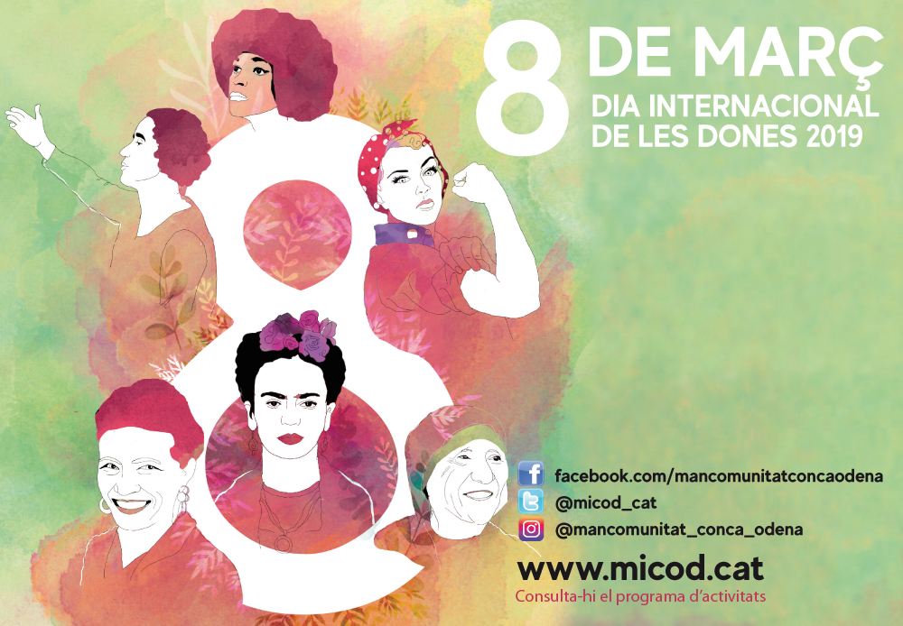 Participem en el "Març Feminista" organitzat per la Mancomunitat de la Conca d'Òdena