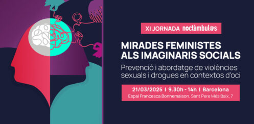 XI Jornada Noctàmbul@s: «Mirades feministes als imaginaris socials. Prevenció i abordatge de violències sexuals i drogues en contextos d’oci»